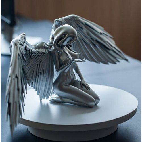 Art Angel Ailes F¿¿Minines Agenouill¿¿Es Cape Casquette Ailes Int¿¿Rieures Ange