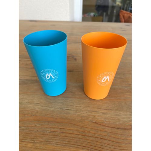 Lot De 2 Gobelets Plastiques