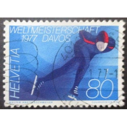 Suisse N°1012 Patinage De Vitesse Oblitéré