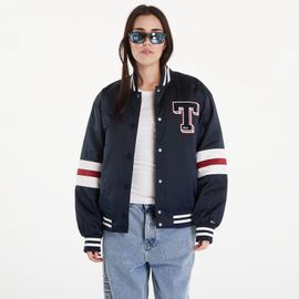 Veste Tommy Jeans Satin Letterman Bomber Jacket Dark Night Navy Xl
