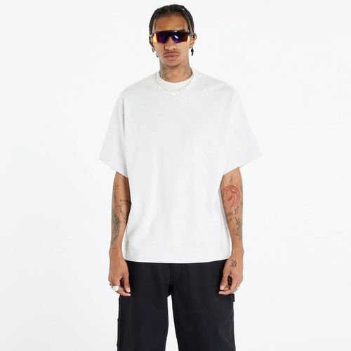 T-Shirt Nike Solo Swoosh Men's Short-Sleeve Heavyweight Top Birch Heather/ White M