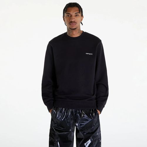 Sweatshirt Carhartt Wip Script Embroidery Sweatshirt Unisex Black/ White S