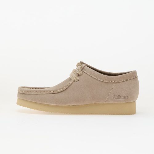 Chaussures Baskets Clarks Originals Wallabee 2604 Sand Suede Eur
