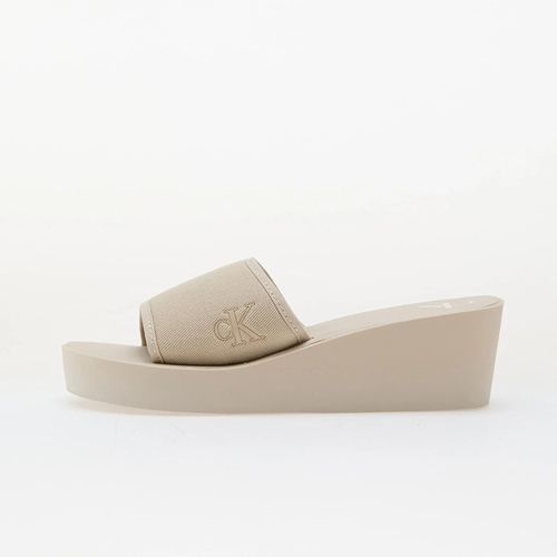 Baskets Calvin Klein Jeans Beach Wedge Slide Ca Beige Eur
