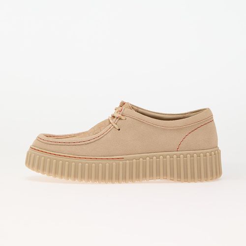 Chaussures Baskets Clarks Torhill Bee Ecru Suede Eur
