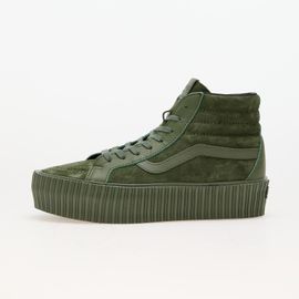 Chaussures Baskets Vans Sk8shi Reissue 38 Platform Lx Suede/leather Army Eur