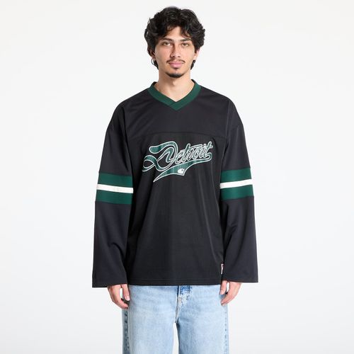 T-Shirt Carhartt Wip Long Sleeve Detroit Mesh T-Shirt Unisex Black/ Conifer/ Wax S