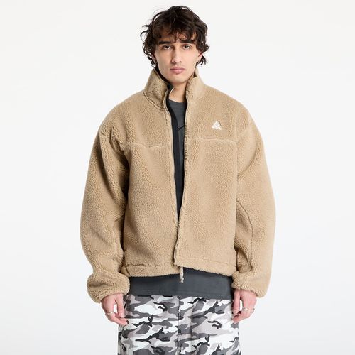 Sweatshirt Nike Acg ""Canwell Glacier"" Men's Therma-Fit Adv Windproof Fleece Khaki/ Summit White Xs