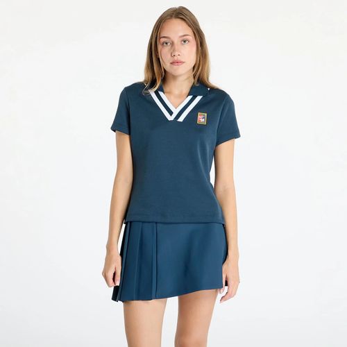 T-Shirt Nike X Yoon Women's Short-Sleeve Polo Armory Navy/ White Xl