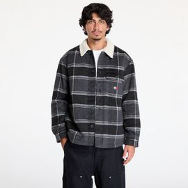 Veste Tommy Jeans Check Sherpa Overshirt Black Check M