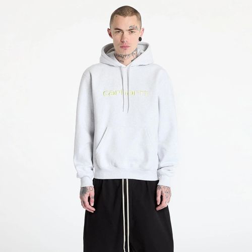 Sweatshirt Carhartt Wip Hooded Carhartt Sweat Unisex Ash Heather/ Air Green L