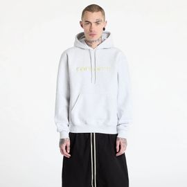 Sweatshirt Carhartt Wip Hooded Carhartt Sweat Unisex Ash Heather/ Air Green L