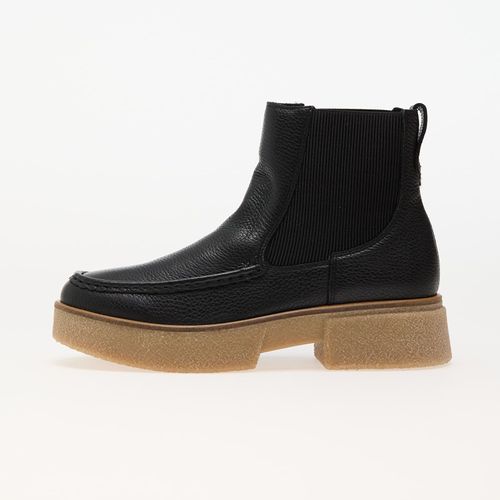 Chaussures Baskets Clarks Linoso Top Black Leather Eur