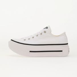 Chaussures Baskets Converse Chuck Taylor All Star Lift Double Stack White/ Black/ White Eur