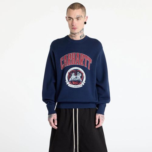 Pull Carhartt Wip Library College Sweater Unisex Ink Xs