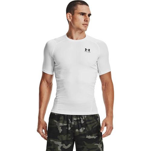 T-Shirt Under Armour Hg Armour Comp Ss White/ Black S