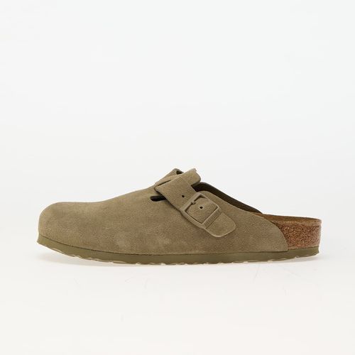 Baskets Birkenstock Boston Leather Velvet Faded Khaki Eur 46
