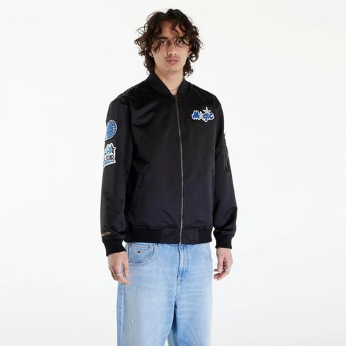 Veste Mitchell & Ness Nba Lightweight Satin Bomber Vintage Logo Magic Black M
