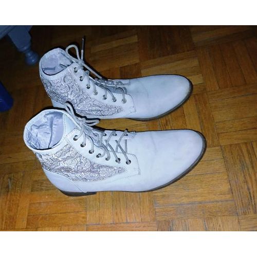 Bottines Daim Et Dentelle 41