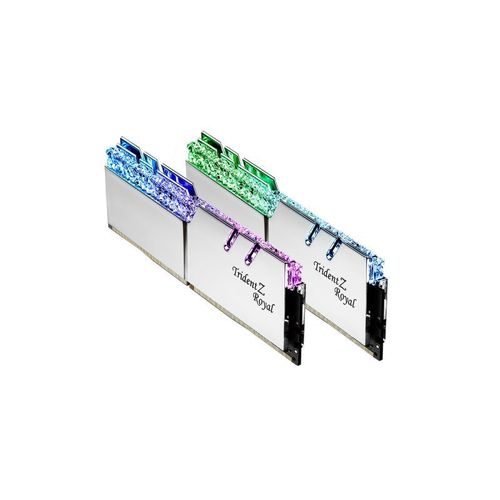 G.Skill Trident Z Royal 64 Go (2 x 32 Go) DDR4 3600 MHz CL16 - Argent - Kit Dual Channel 2 barrettes de RAM DDR4 PC4-28800 - F4-3600