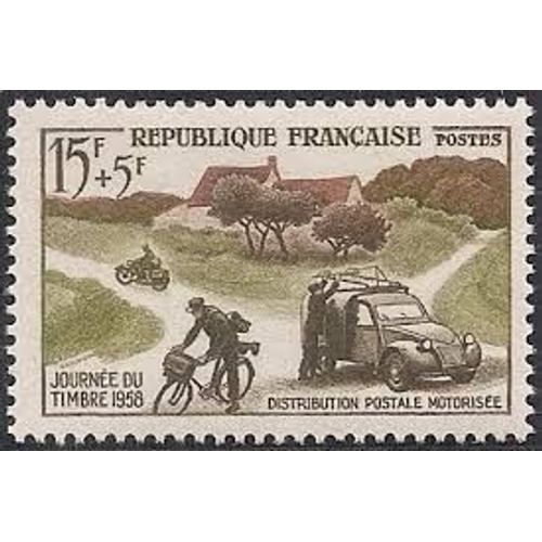 Journée Du Timbre : Distribution Rurale Année 1958 N° 1151 Yvert Et Tellier Luxe