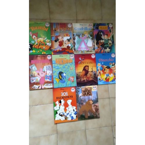 10 Livres Histoire Enfant Disney Neufs
