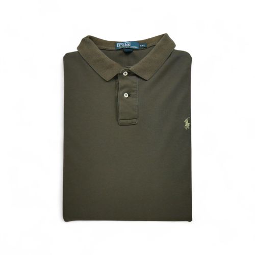 Reconditionné - Polo Manches Longues Homme Marron - Taille 2xl - Homme - Marron