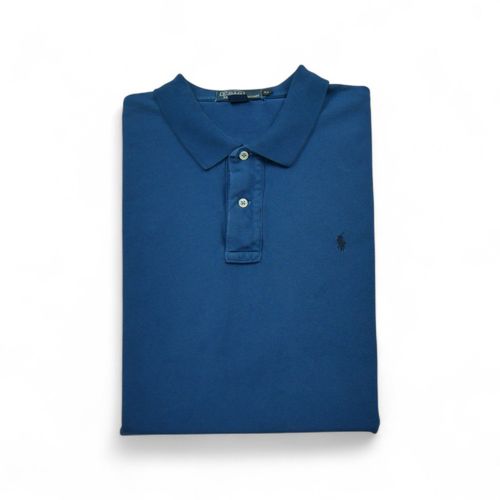 Reconditionné - Polo Manches Courtes Homme Bleu - Taille Xl - Homme - Bleu