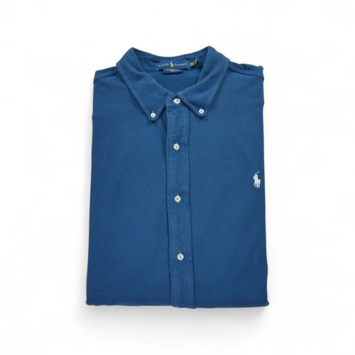 Reconditionné - Chemise Classiques Homme Uni Bleu - Taille 2xl - Homme - Bleu