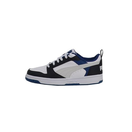 Chaussures Basses Cuir Ou Simili Puma Puma Rebound V6 Lo J Blanc
