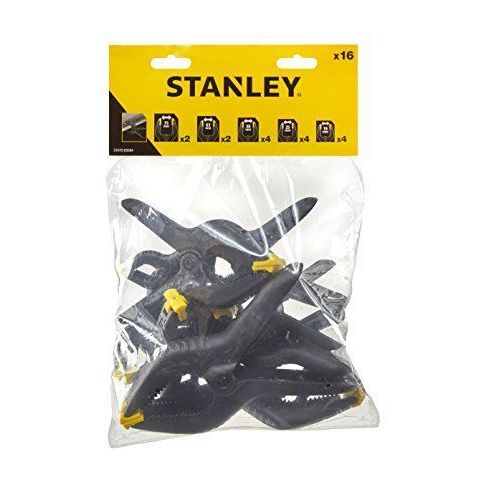 Lot de 16 bornes en plastique de différentes tailles - STANLEY - STHT0-83094 - Blanc