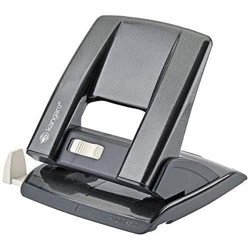 Kangaro Kaa30-05 Aion A-30g/S Perforatrice, Jusqu'à 30 Feuilles, Métal, Boîte En Pp, Gris Métallique