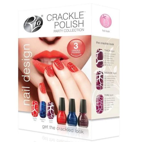 Kit Vernis Craquelé Party Rio Multicolore