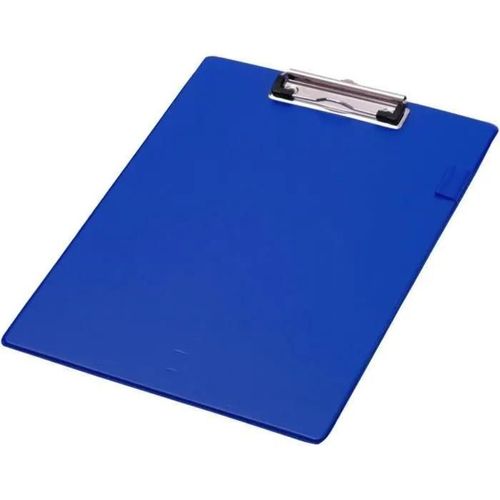 Porte-Bloc Carton Recouvert Pvc Epaisseur 3mm Porte-Stylo 220x310mm Bleu - Q-Connect