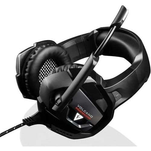 Casque Gaming Modecom Volcano Bow (MC-859) - Microphone sur le bandeau, Connecteur USB, Construction oreille, Couleur noir