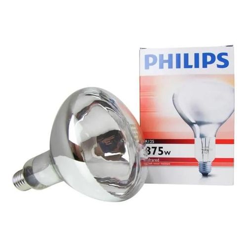 Ampoule - Philips - R125 Ir 375w - Verre - Blanc - Electrique