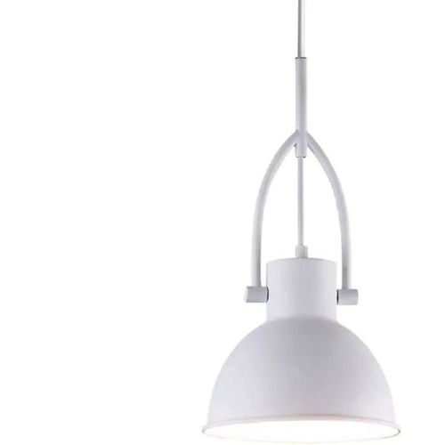 Suspension - Platinet - Hestia - Métal Blanc - 36cm x 26cm - Ampoule E27 40W