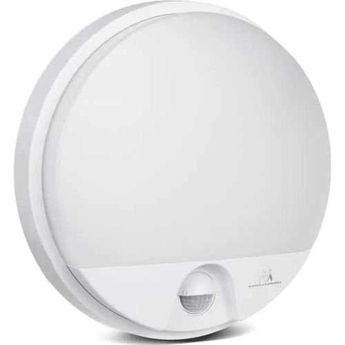 Applique Murale Led Avec Détecteur De Mouvement Maclean Mce291 - Blanc - Extérieur - Ip54 - 15w - 4000k