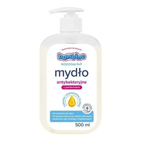 Savon Antibactérien Familial Pour Les Mains 500ml 