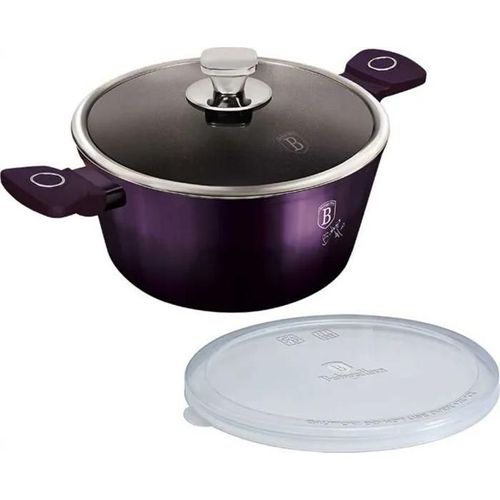 Faitout - Marmite Berlinger Haus - Bh-6629 Kinghoff - Pot En Titane 24 Cm Bh-6629 Violet