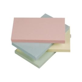 Q-Connect Quick Notes Pastel Rainbow Note Rapide 76 X 127 Mm 100 Feuilles Vert Pastel, Rose Pastel, Bleu Pastel, Jaune Pastel¿