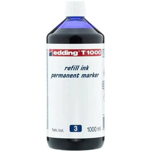 Recharge D'encre - Edding - T1000 - Bleu - Écologique - Économique - Mixte