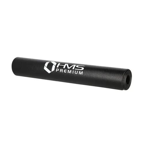 Tapis Équipement De Gym - Hms - Mps13 - Noir - 130x70 Cm - 6 Mm D'épaisseur