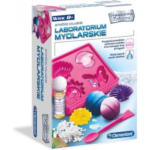 Clementoni Scientific Fun 60949 Kit éducatif pour enfant à partir de 8 ans Version Pologne Multicolore