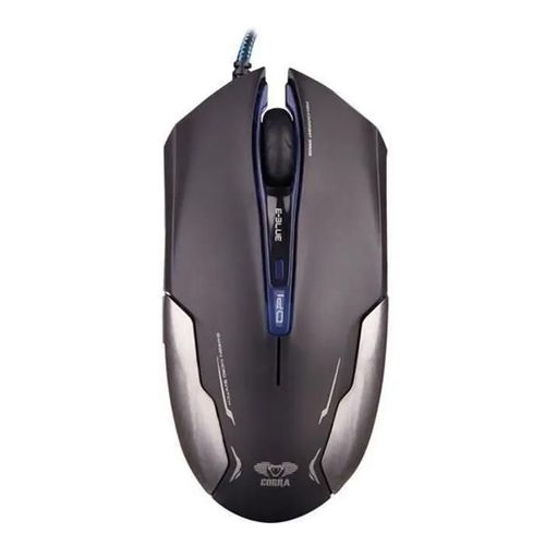 E-blue Cobra EMS653, Ambidextre, Optique, USB, 3000 DPI, 135 g, Noir, Argent