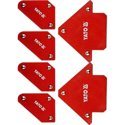 Etau - serre-joint - sauterelle Yato - YT-08678 - ANGLE DE SOUDAGE MAGNÃTIQUE, JEU DE 6 pcs.