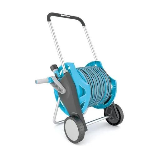 Set Discover complet - chariot + tuyau d¿arrosage 30 m + raccords et accessoires de raccordement