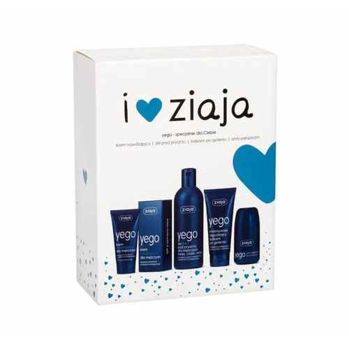 Gel Douche - Ziaja - 300ml - 3 En 1 - Crème Hydratante Spf6 - Baume Après-Rasage 