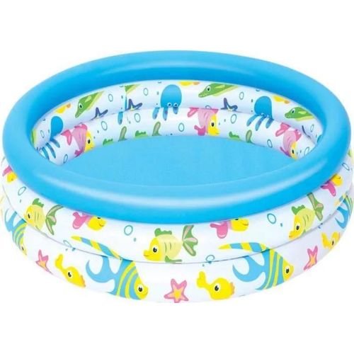 Piscine complete - kit piscine Bestway - B51008 - Piscine gonflable Rybki 102cm (51008)