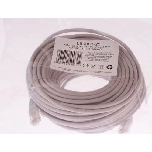 Switch - hub ethernet - injecteur Libox - LB0001-25 - UTP 25m CAT.5E UTP 4x2x26 AWG